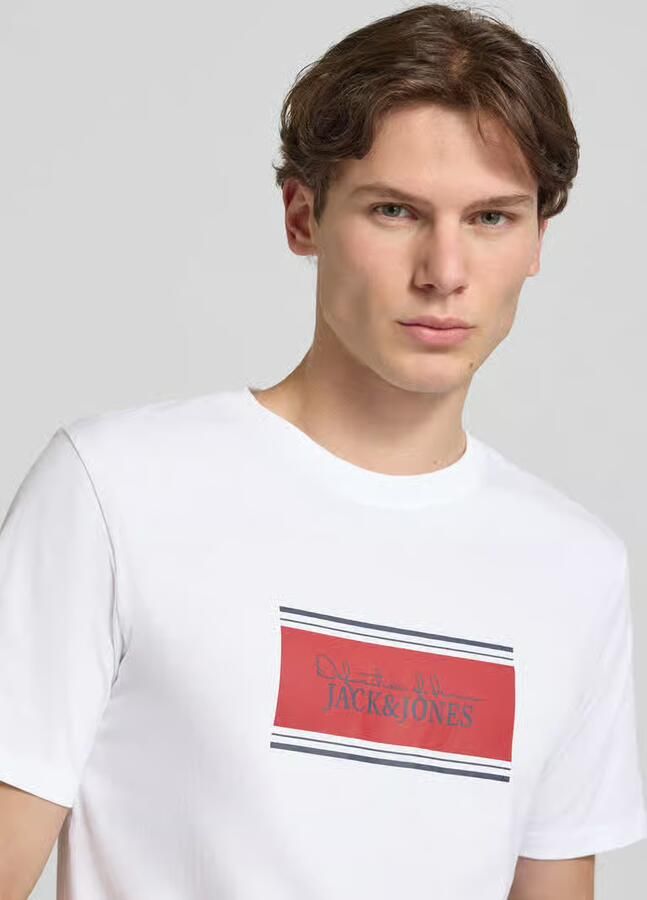 Jack & jones regular fit T-shirt met logoprint model 'Buster' - Foto 2