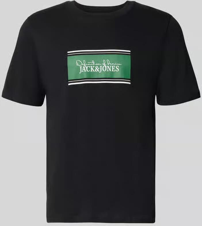 Jack & jones regular fit T-shirt met logoprint model 'Buster'