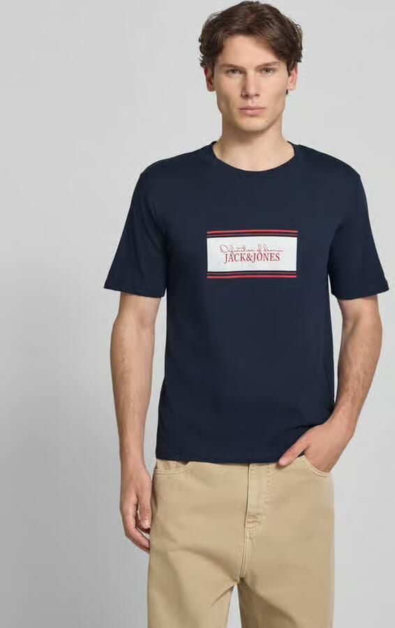 Jack & jones regular fit T-shirt met logoprint model 'Buster' - Foto 2