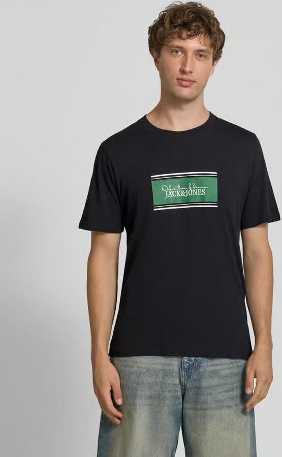 Jack & jones regular fit T-shirt met logoprint model 'Buster' - Foto 3