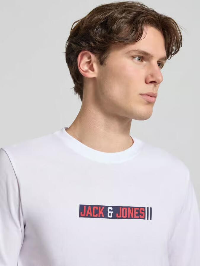 Jack & jones regular fit T-shirt met logoprint model 'Munk' - Foto 3