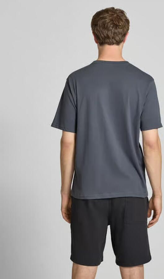 JACK & JONES ESSENTIALS relaxed fit T-shirt met print blauw - Foto 5