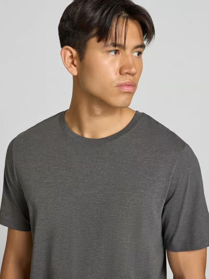 Jack & Jones Shirt met ronde hals JJEORGANIC MELANGE TEE SS O-NECK NOOS - Foto 9