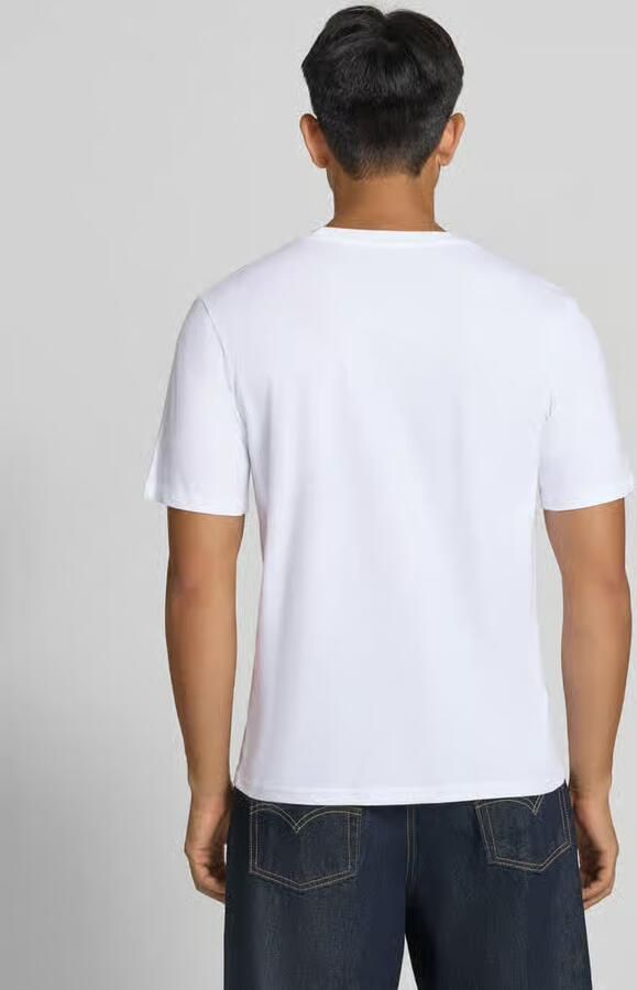 Jack & jones Regular fit t-shirt van puur katoen met labeldetail - Foto 2