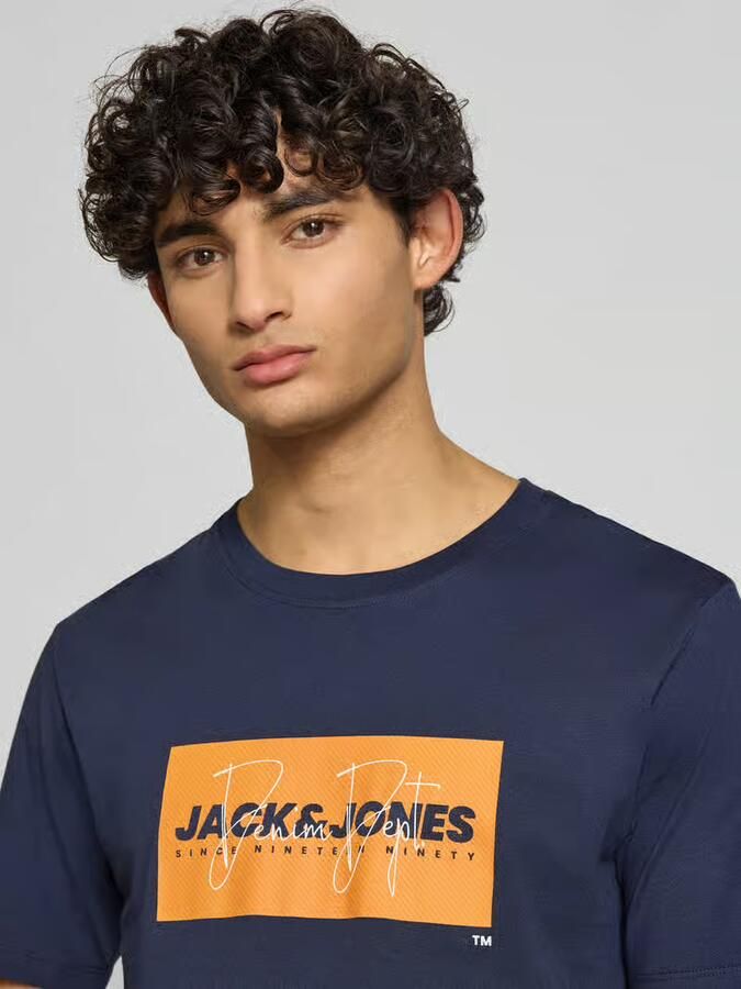 Jack & jones regular fit T-shirt van puur katoen model 'COLE' - Foto 2