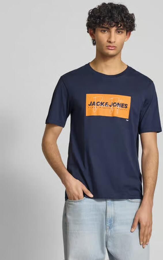 Jack & jones regular fit T-shirt van puur katoen model 'COLE' - Foto 4