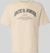 Jack & jones Regular fit t-shirt van puur katoen model 'Denver'