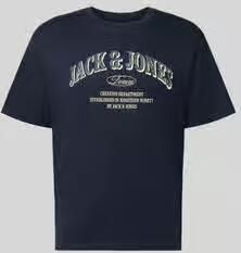 Jack & jones Regular fit t-shirt van puur katoen model 'Denver'