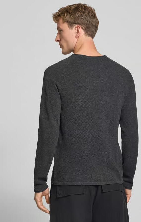 Jack & Jones Trui met ronde hals JJEHILL Effen trui met aangenaam draagcomfort