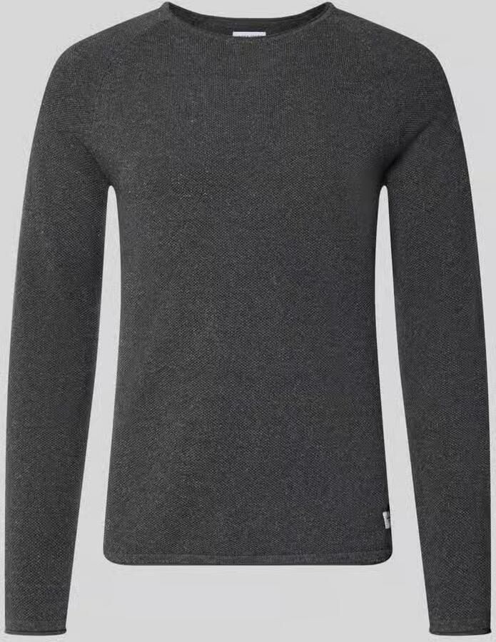 Jack & Jones Trui met ronde hals JJEHILL Effen trui met aangenaam draagcomfort - Foto 2