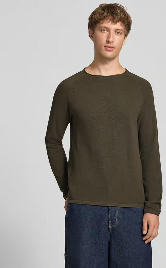 Jack & Jones Trui met ronde hals JJEHILL Effen trui met aangenaam draagcomfort - Foto 8