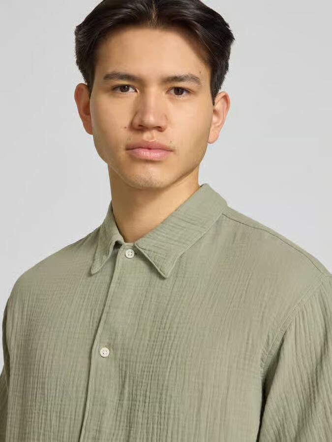 Jack & jones regular fit vrijetijds overhemd met kentkraag