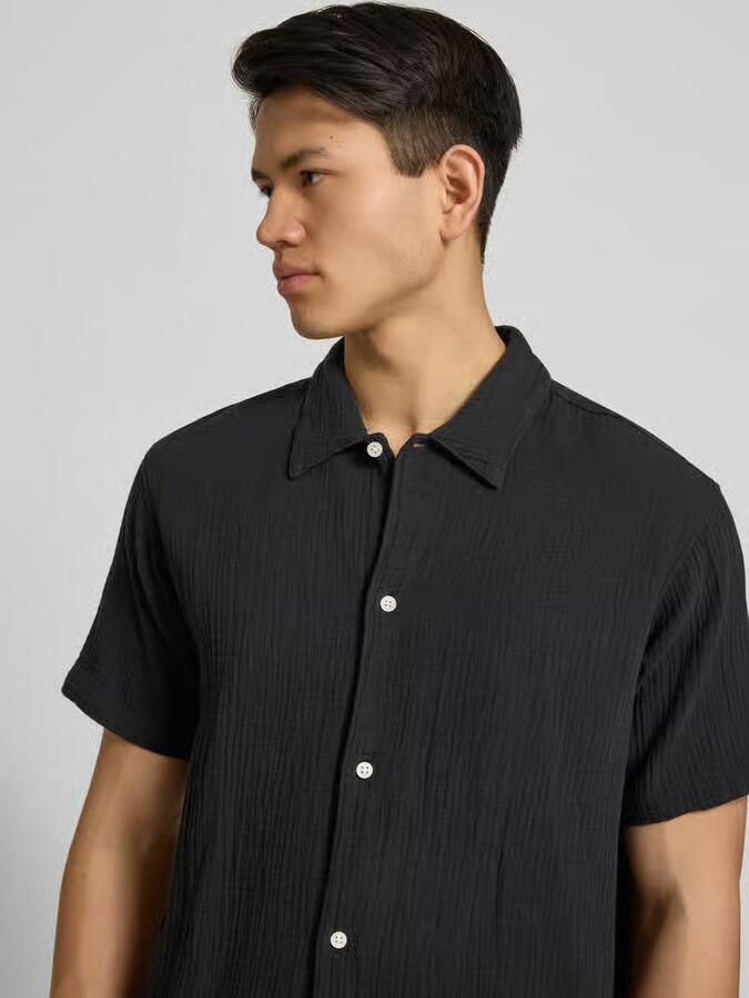 Jack & jones regular fit vrijetijds overhemd met kentkraag