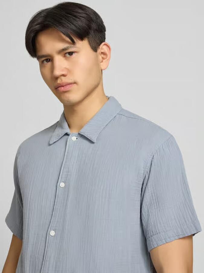 Jack & jones regular fit vrijetijds overhemd met kentkraag