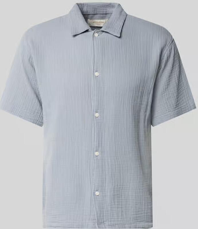 Jack & jones regular fit vrijetijds overhemd met kentkraag - Foto 2