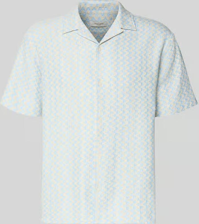 Jack & jones regular fit vrijetijdsoverhemd in all-over look model 'MONTAUK' - Foto 2