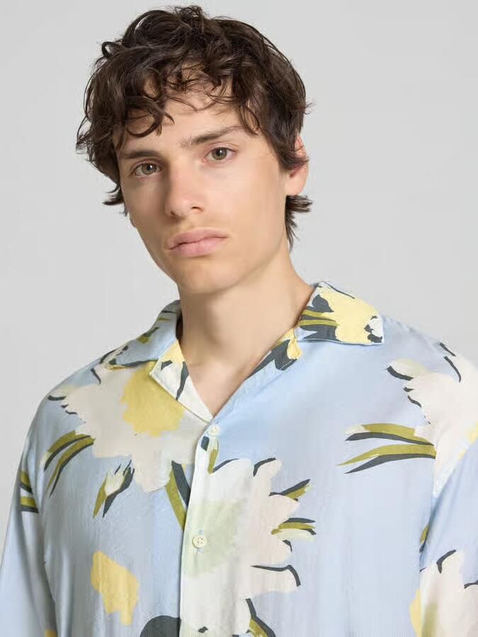Jack & jones regular fit vrijetijdsoverhemd in all-over look model 'TAVIRA MARSHALL'