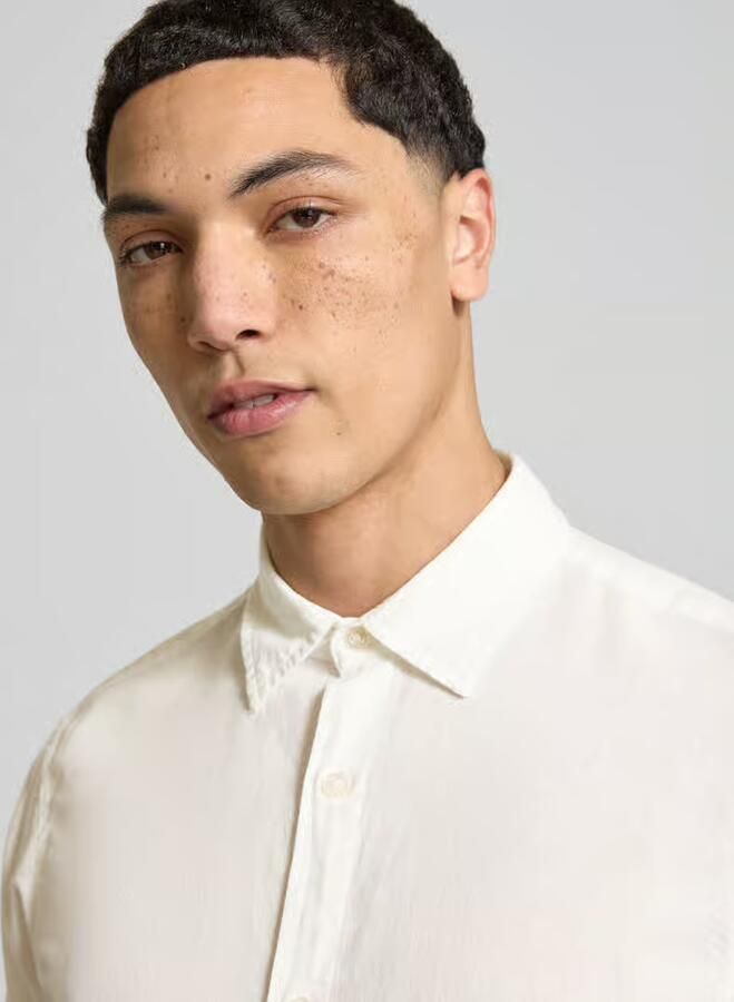 Jack & jones regular fit vrijetijdsoverhemd met kentkraag model 'BREEZE' - Foto 3