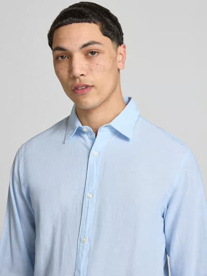 Jack & jones regular fit vrijetijdsoverhemd met kentkraag model 'BREEZE' - Foto 4