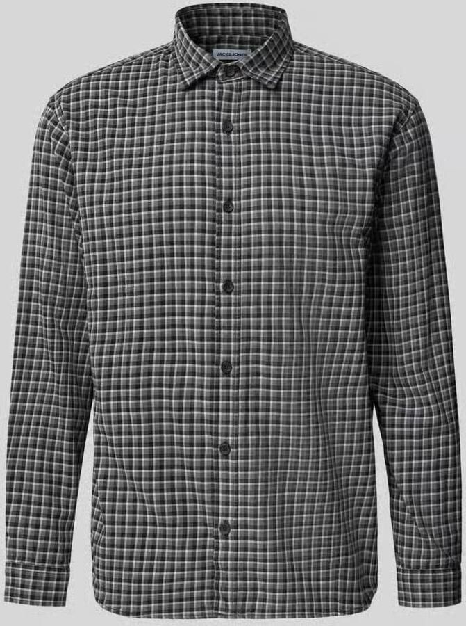 Jack & jones Regular Fit vrijetijdsoverhemd met kentkraag model 'CARTER'