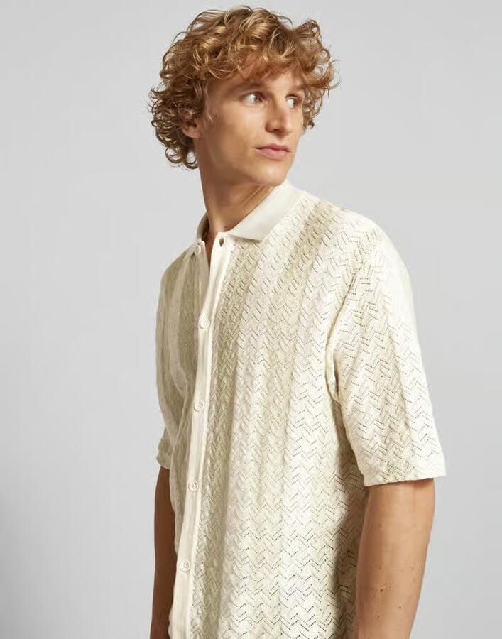 Jack & jones Regular fit vrijetijdsoverhemd met polokraag model 'TYLER'