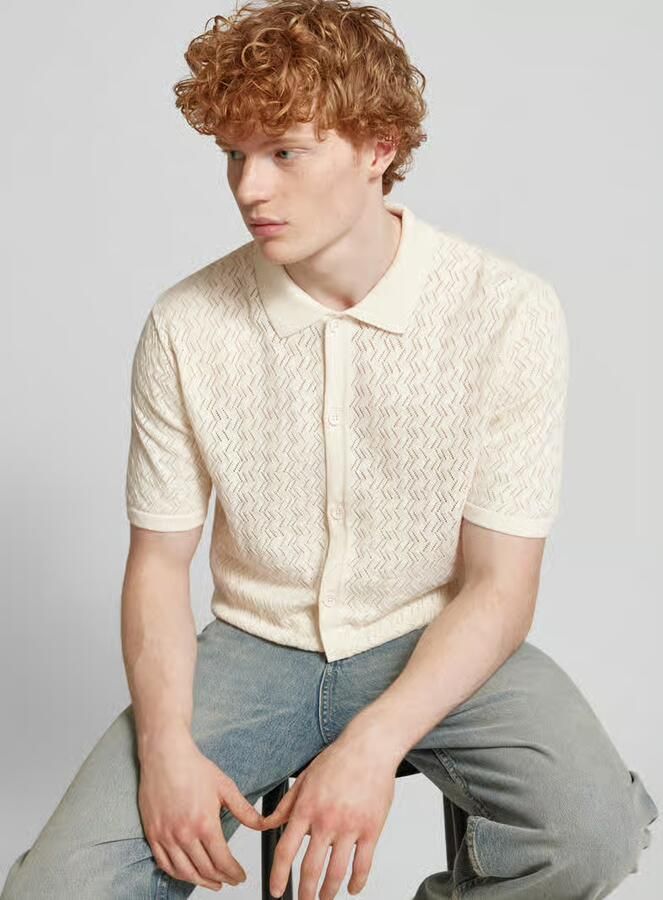 Jack & jones Regular fit vrijetijdsoverhemd met polokraag model 'TYLER'