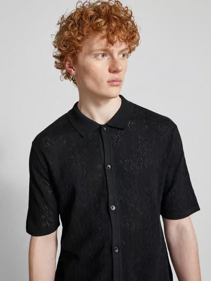 Jack & jones Regular fit vrijetijdsoverhemd met polokraag model 'TYLER'