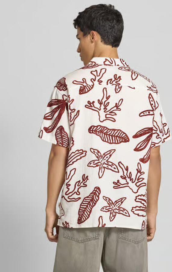 Jack & jones Regular fit vrijetijdsoverhemd met resortkraag model 'LUKE'