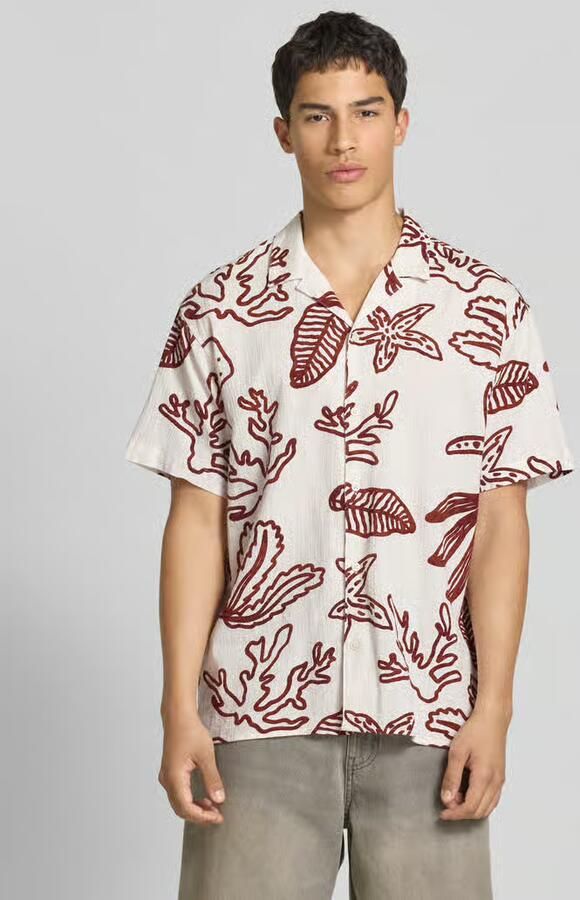 Jack & jones Regular fit vrijetijdsoverhemd met resortkraag model 'LUKE' - Foto 2