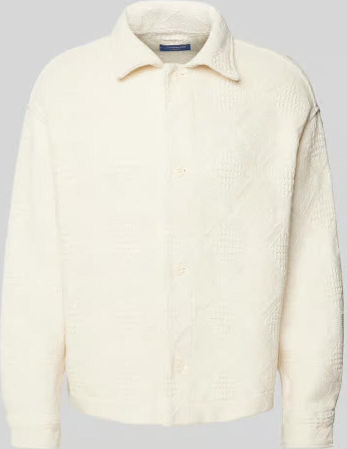 Jack & jones Regular fit vrijetijdsoverhemd met structuurmotief model 'GREENPOINT' - Foto 2