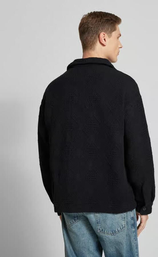 Jack & jones Regular fit vrijetijdsoverhemd met structuurmotief model 'GREENPOINT'
