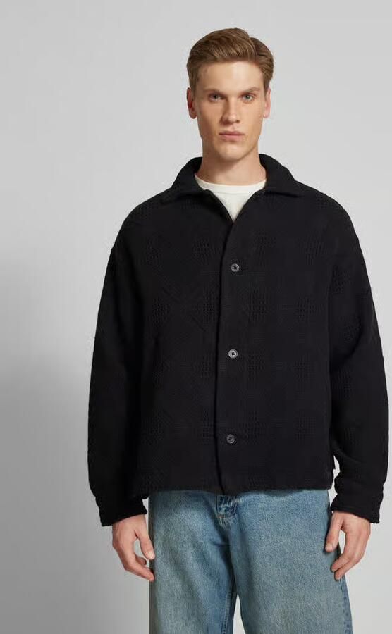 Jack & jones Regular fit vrijetijdsoverhemd met structuurmotief model 'GREENPOINT' - Foto 4