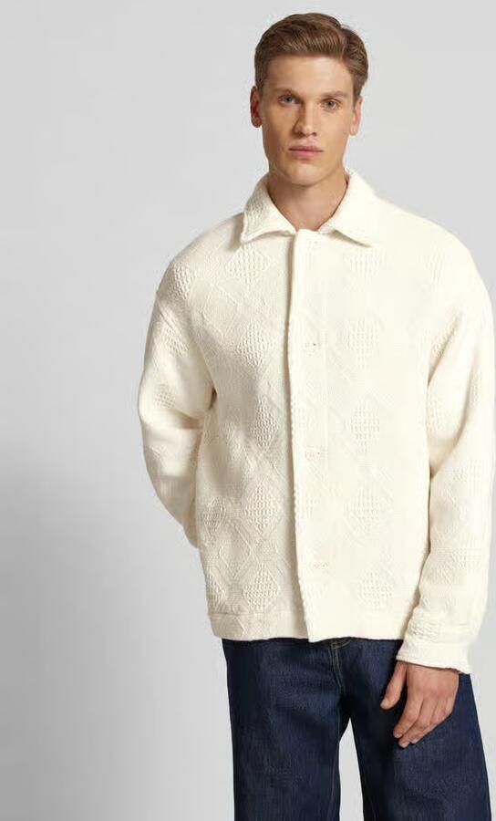 Jack & jones Regular fit vrijetijdsoverhemd met structuurmotief model 'GREENPOINT' - Foto 4