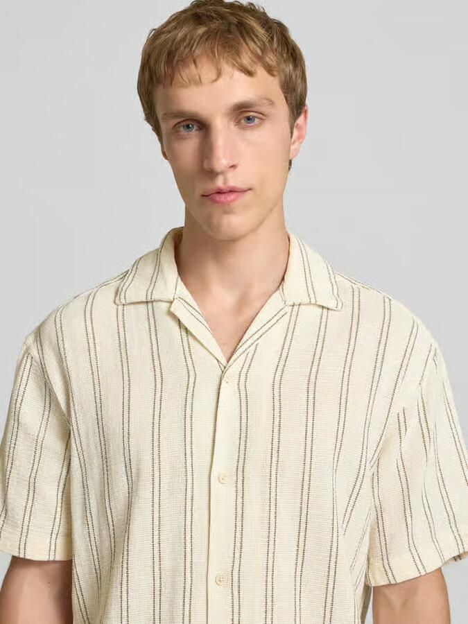 Jack & jones regular fit vrijetijdsoverhemd met structuurpatroon model 'COBA' - Foto 5