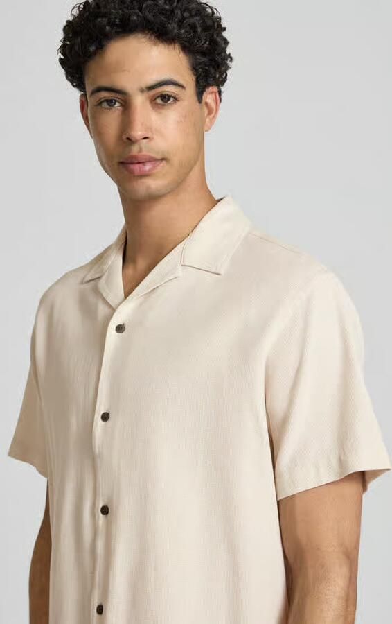 Jack & jones regular fit vrijetijdsoverhemd met structuurpatroon model 'Global'