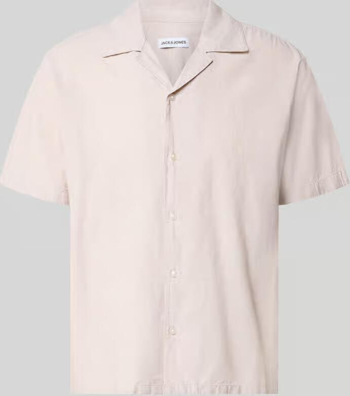 Jack & jones regular fit vrijetijdsoverhemd van mix van katoen en linnen - Foto 5