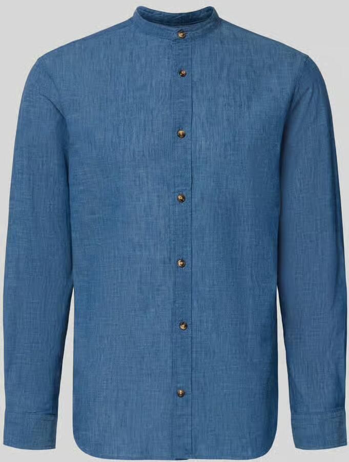 Jack & jones regular fit vrijetijdsoverhemd van mix van katoen en linnen - Foto 2