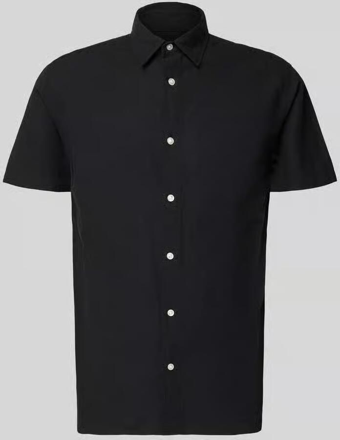 Jack & jones regular fit vrijetijdsoverhemd van mix van katoen en linnen - Foto 2