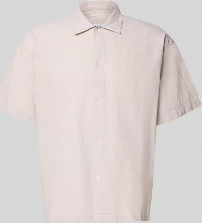 Jack & jones regular fit vrijetijdsoverhemd van mix van katoen en linnen - Foto 2