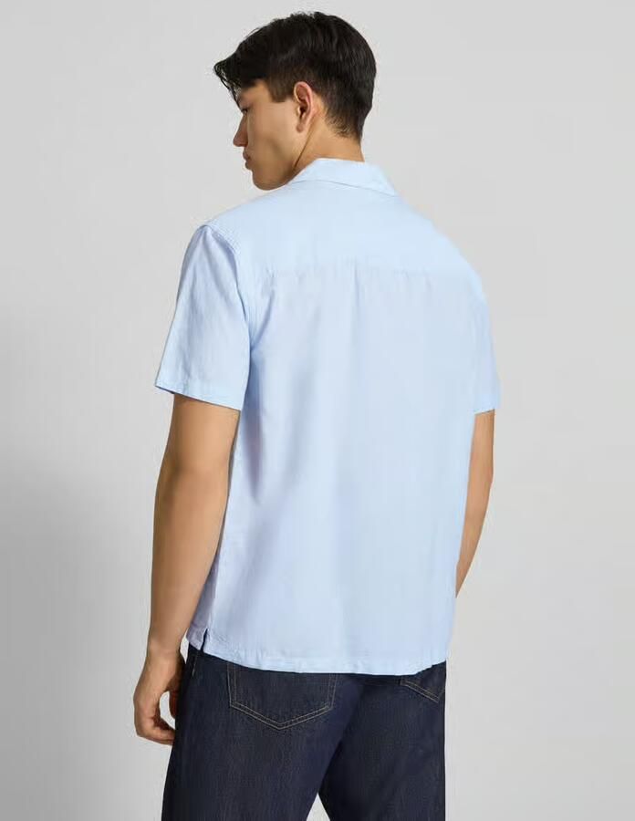 Jack & jones regular fit vrijetijdsoverhemd van mix van katoen en linnen - Foto 2
