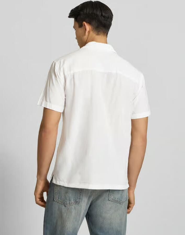 Jack & jones regular fit vrijetijdsoverhemd van mix van katoen en linnen - Foto 2