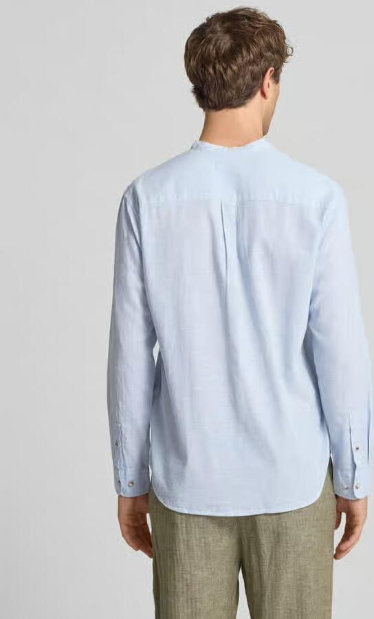 Jack & jones regular fit vrijetijdsoverhemd van mix van katoen en linnen - Foto 4
