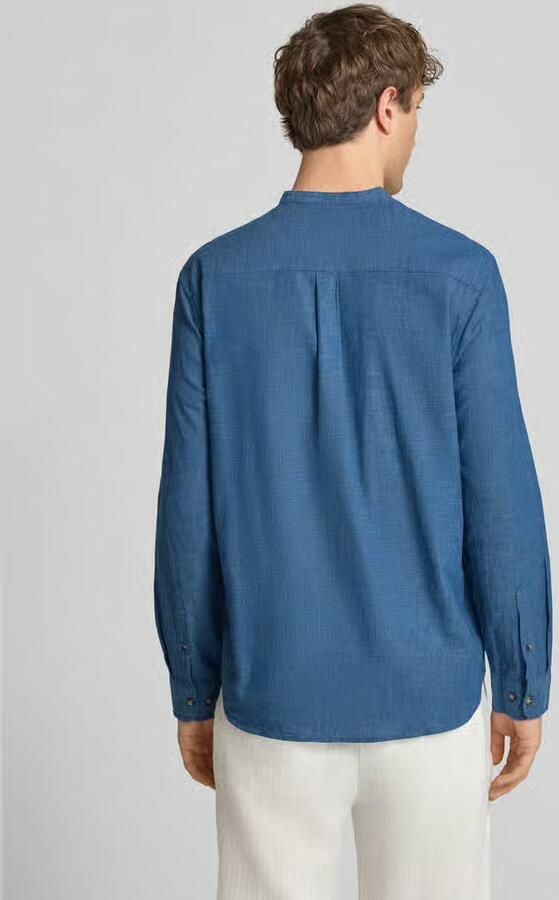 Jack & jones regular fit vrijetijdsoverhemd van mix van katoen en linnen - Foto 3
