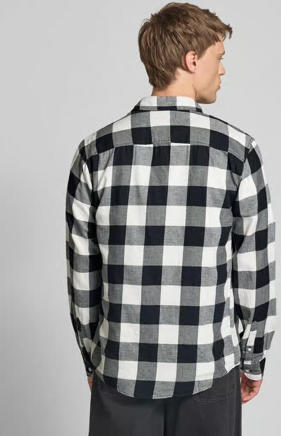 Jack & jones Regular fit vrijetijdsoverhemd van twill model 'Gingham' - Foto 8