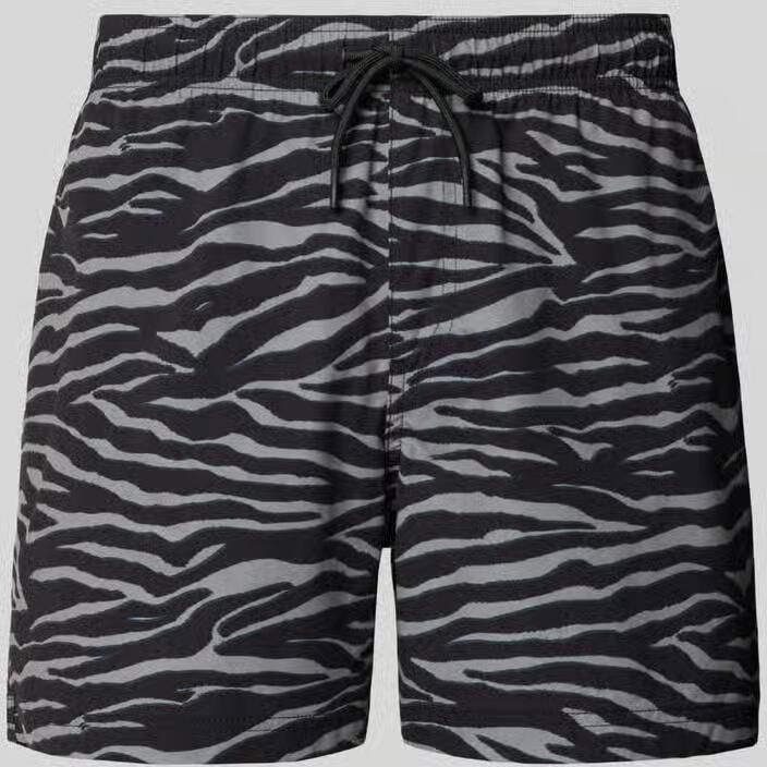 Jack & jones regular fit zwembroek met all-over dierenprint model 'Maui' - Foto 2