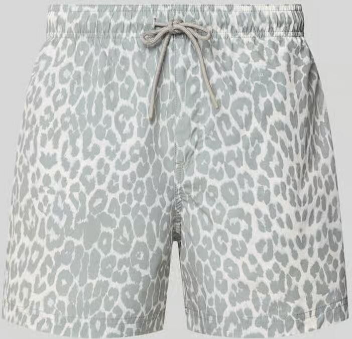 Jack & jones regular fit zwembroek met all-over dierenprint model 'Maui' - Foto 2