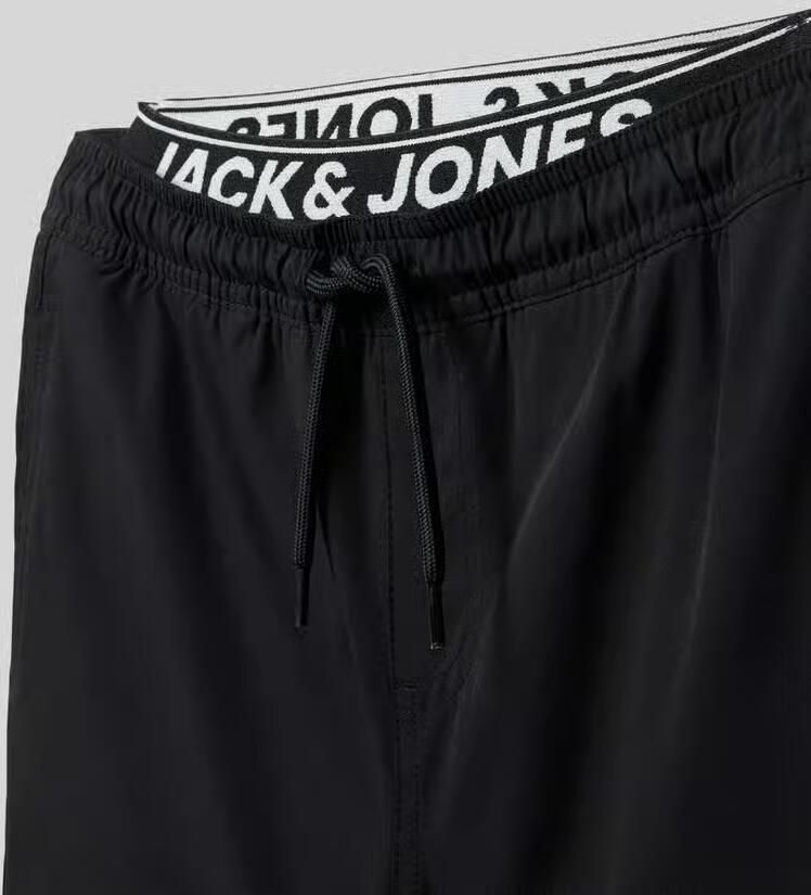 Jack & jones regular fit zwemshort met logodetail model 'Maui' - Foto 4