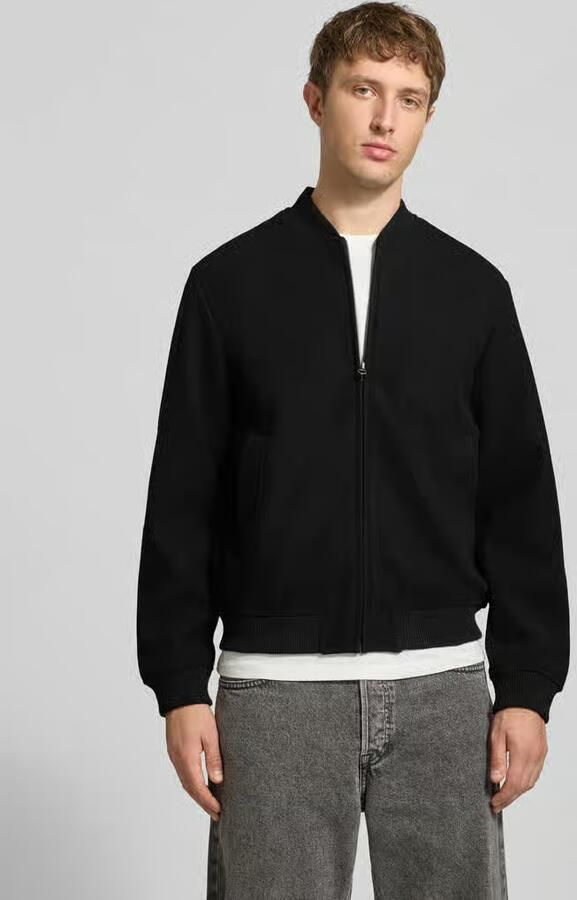 Jack & jones relaxed fit bomberjack met opstaande kraag model 'JAMES' - Foto 4