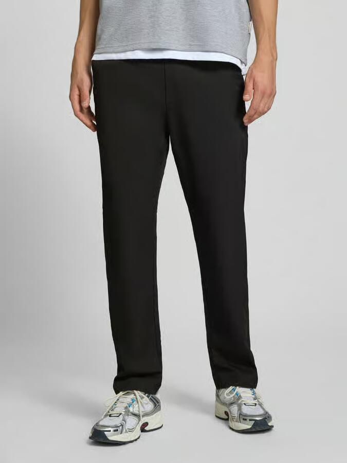 JACK & JONES PANTS STUDIO relaxed fit gebreide joggingbroek zwart - Foto 5