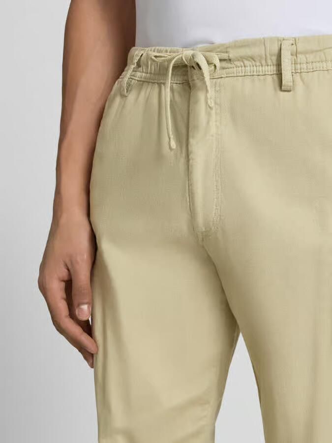 Jack & jones relaxed fit broek van mix van katoen en linnen model 'KANE'